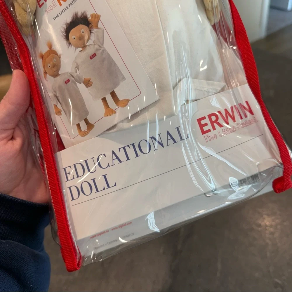 Sigikid educational doll plush boy male NIP NIB New anatomy Erwin little patient
